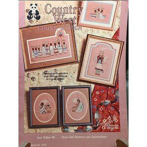 Country West Cross-Stitch Book No. 1012 By Stoney Creek Designs